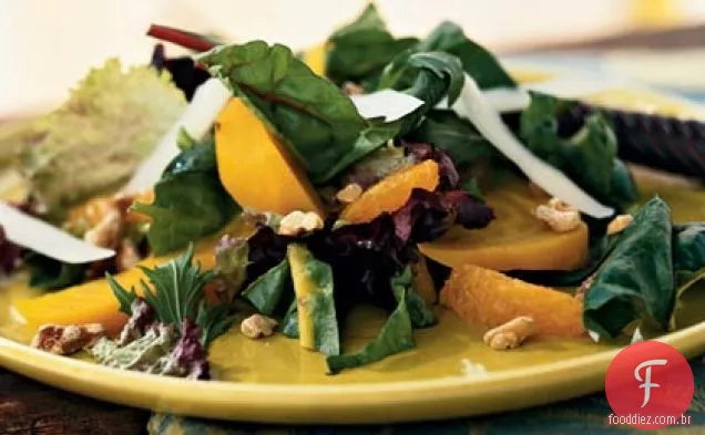Beterraba assada e salada Cítrica