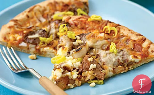 Greek Lamb Pizza