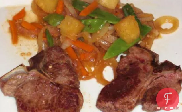 Cordeiro Picante Da Nova Zelândia Chinesa