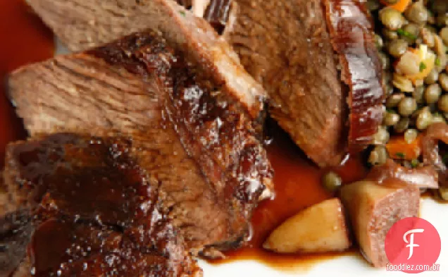 Receita de perna de cordeiro refogada