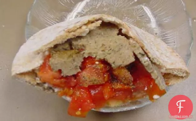 Gyro carne e molho Tzatziki