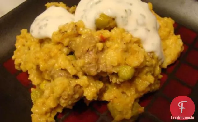 Korma-Cordeiro Com Curry Pilaf
