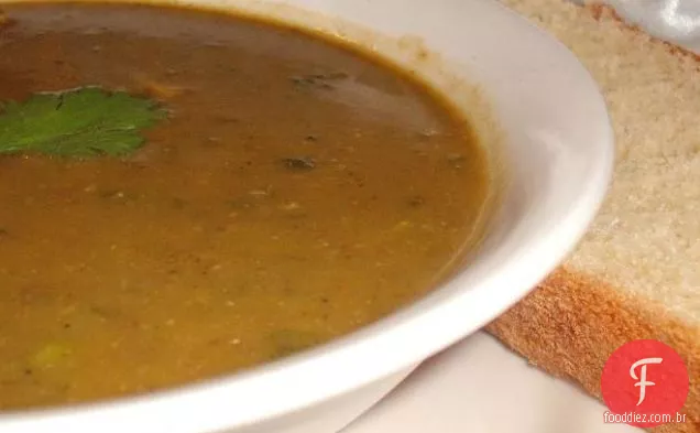 Arroz com lentilhas e tâmaras