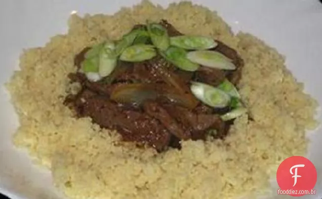 Caçarola De Cordeiro Mongol Com Cuscuz
