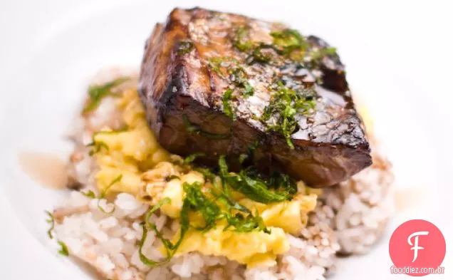 Robalo Grelhado Donburi