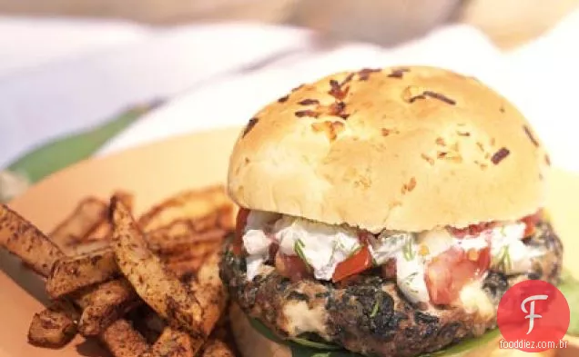 Hambúrgueres Feta Gregos