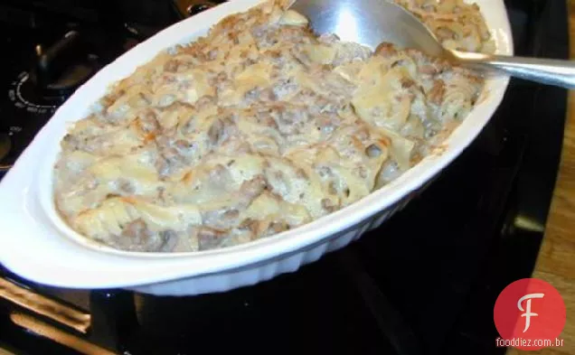 Caçarola De Macarrão De Cordeiro