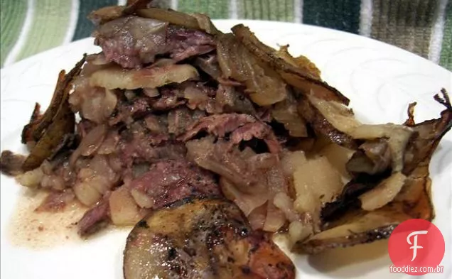 Cordeiros fritos e Bacon