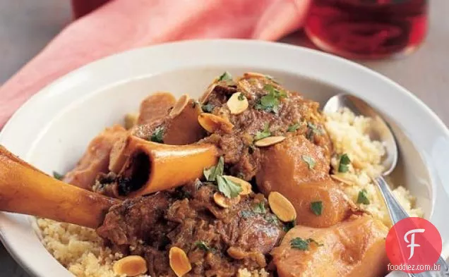 Cordeiro e marmelo Tagine