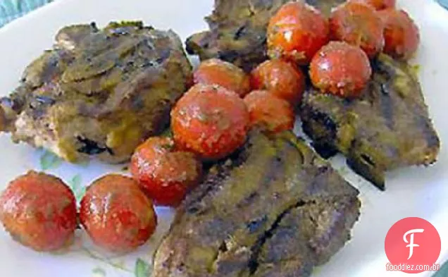 Costeletas De Cordeiro Grelhadas Com Especiarias