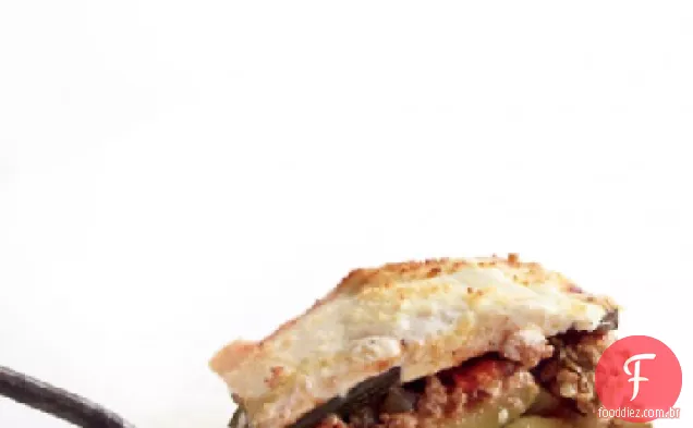 Abobrinha, tomate e Lasanha De Cordeiro