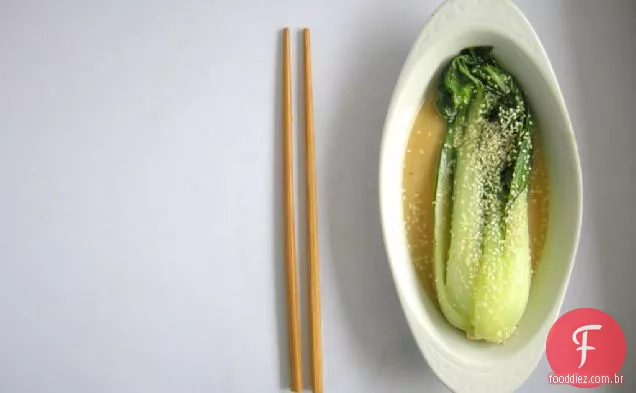 Miso-glazed Bok Choy