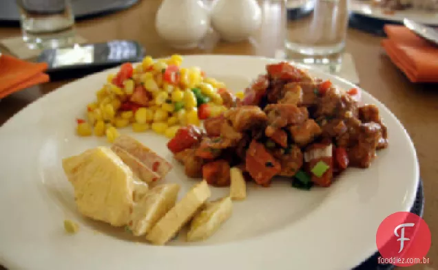 Salada de frango Calcutá da casa Steinbeck