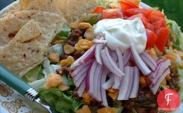 Queijo Azul-Pecan-Salada De Abacate Com Vinagrete De Mostarda Com Mel