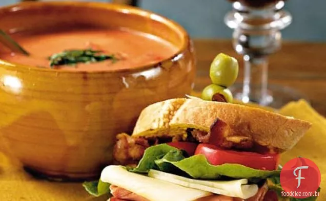 Sanduíches italianos BLT