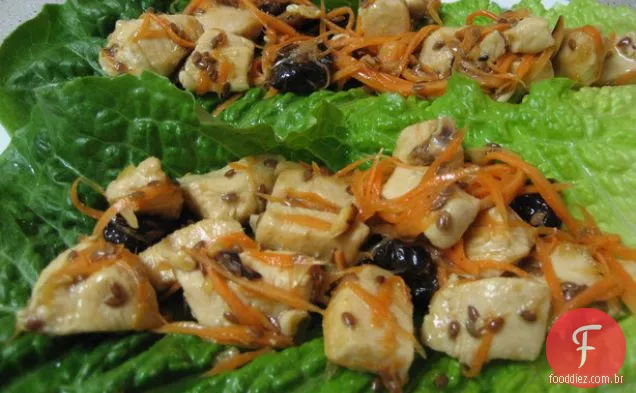 Cereja Frango Alface Wraps