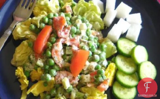 Um Dilly de uma salada de ervilha