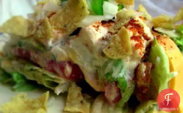 Salada Mexicana Em Camadas