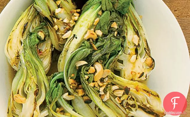 Alho Picante Grelhado Bebê Bok Choy