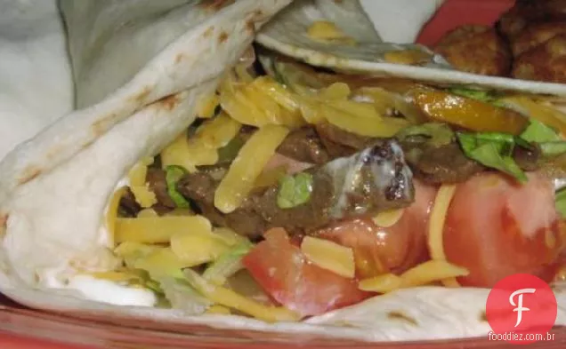 Carne Curry Fajitas (Low Carb)
