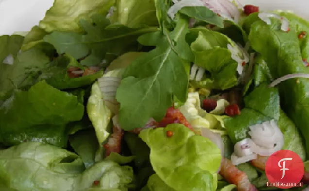 Salada Verdes E Vinagrete De Mostarda