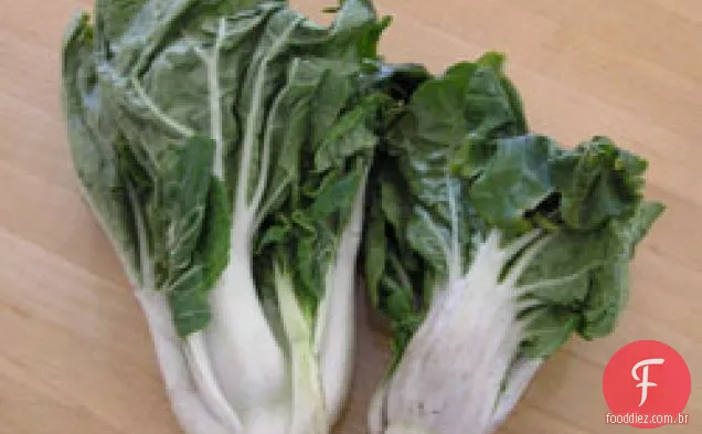 Jantar Hoje À Noite: Bok Choy Grelhado Com Vinagrete Picante