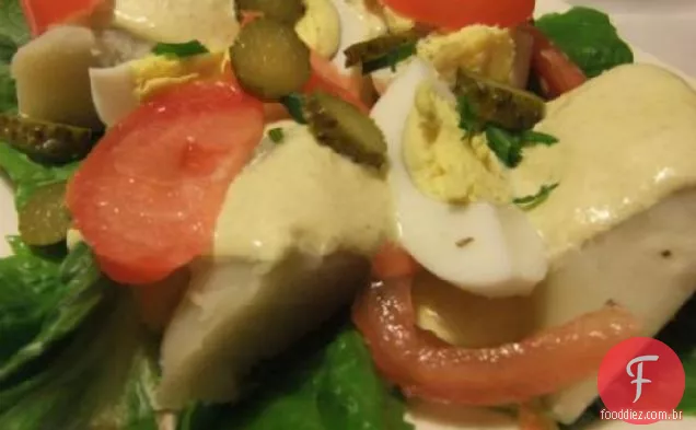 Papa A La Huancaina (batatas com molho de queijo Chile)