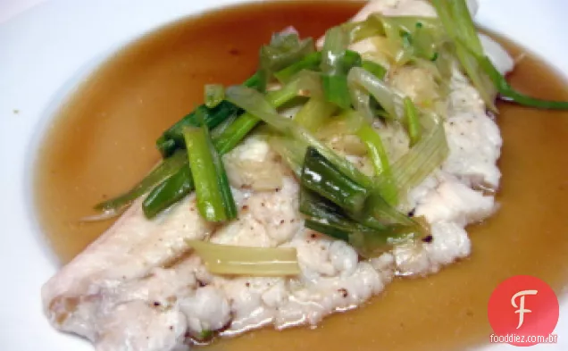 Peixe Cozido No Vapor, Estilo Chinês