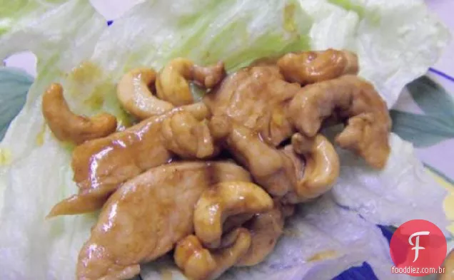Wraps De Alface De Frango Caju