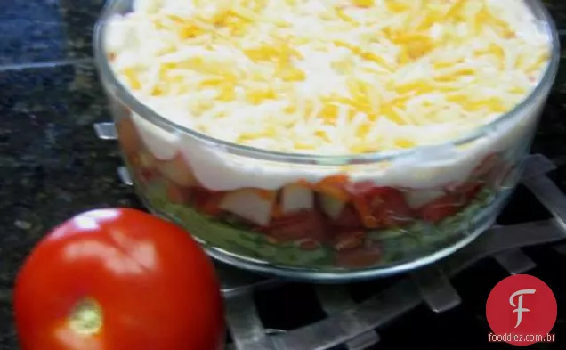 Cozinhando a salada de sete camadas da Light