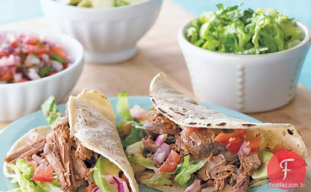 Tacos Macios De Chili-Beef