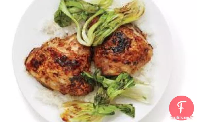 Frango Teriyaki Com Bok Choy