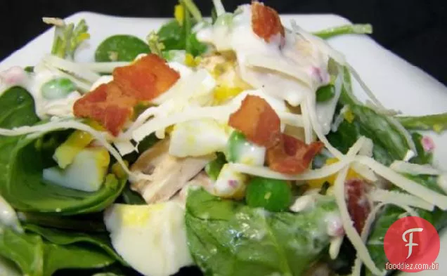 Salada De Espinafre Em Camadas
