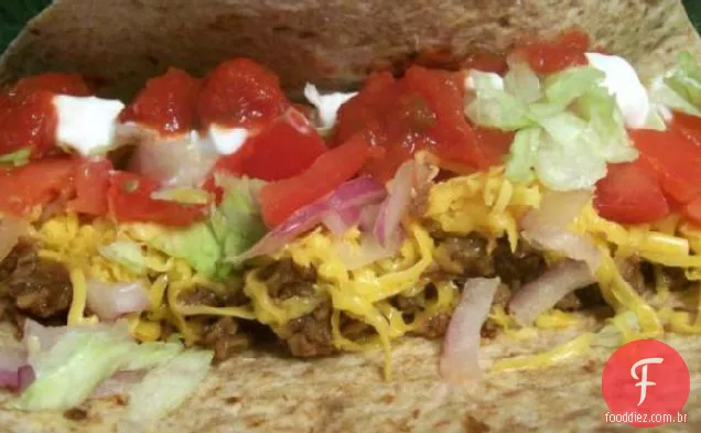 Tacos Sem Carne Com Proteína Vegetal Desmorona