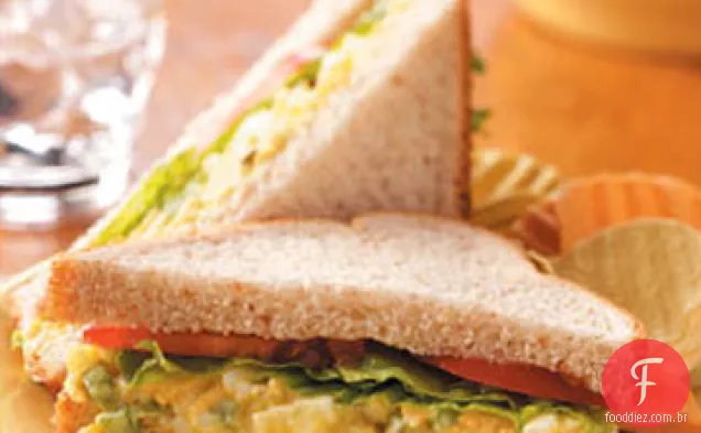 Receita De Sanduíches De Salada De Ovo