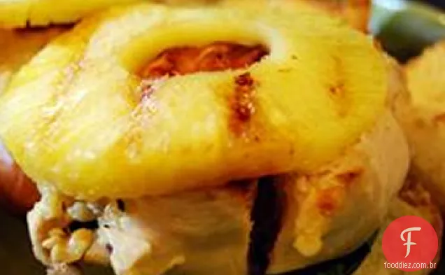 Sliders De Abacaxi De Frango Grelhado