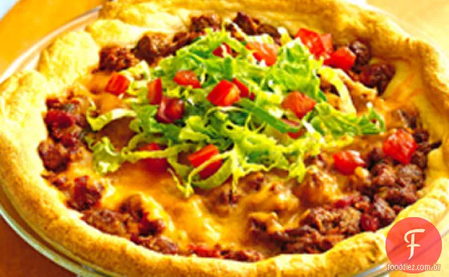 Easy Crescent Taco Bake