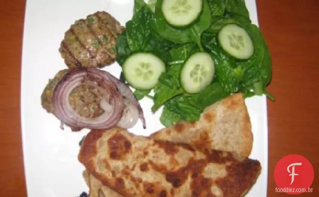 Hambúrgueres De Porco Com Curry