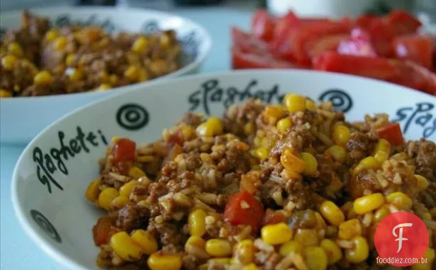 Salada De Macarrão De Frango