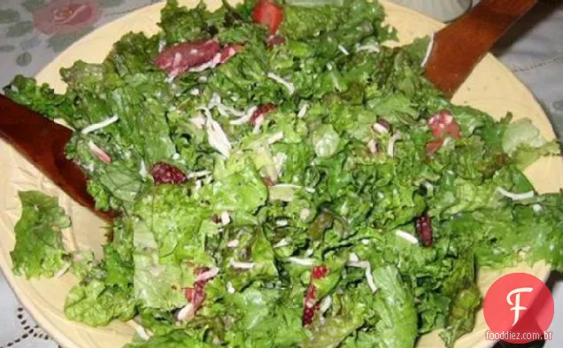 Salada De Morango Com Molho De Sementes De Papoula