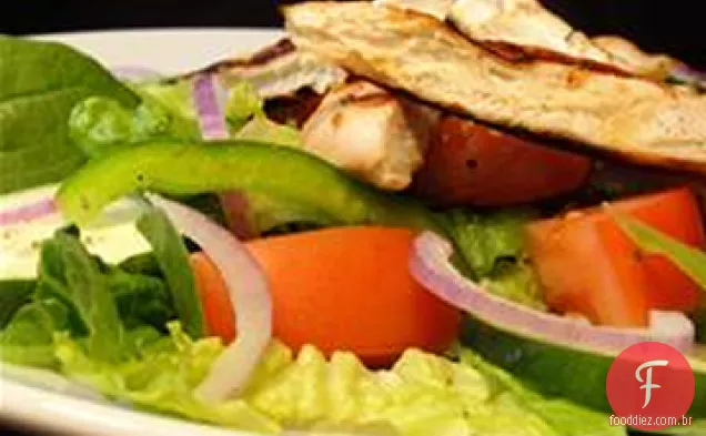 Salada Caesar De Frango Grelhado Com Limão