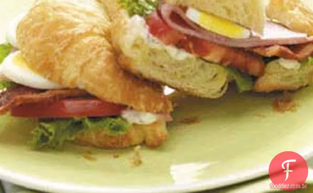 Receita De Sanduíches De Salada Cobb