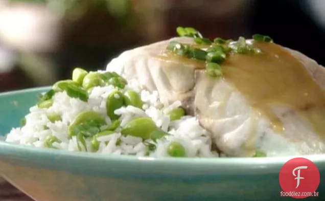 Sake Steamed Bass
