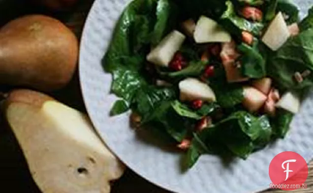 Salada de Pêra e romã