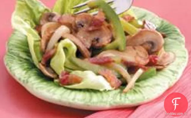Salada De Cogumelos Teriyaki