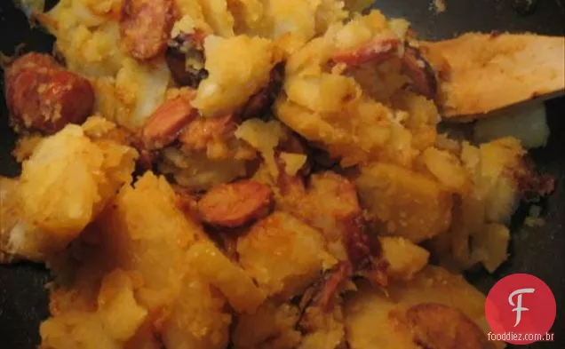 Outono Salsicha Frigideira Jantar
