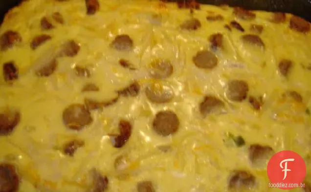 Salsicha e batata assar
