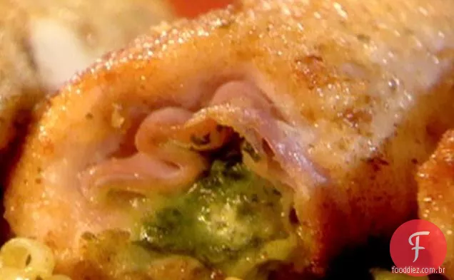 Rollatini de frango com Ditalini