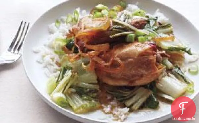 Receita de frango refogado com soja em fogão lento