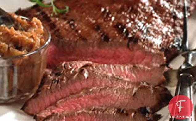 Bife De Flanco Marinado